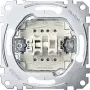 Spiedpogas slēdzis Merten MEG3155-0000 — 1P, metālisks, 250 V AC, 10 A