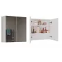 Topeshop POLA 2DL BIEL vannas istabas glabāšanas skapis, balts