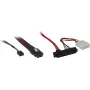 Inter-Tech iekšējais SAS kabelis, SAS 6Gbit/s, Mini SAS (SFF-8087) uz barošanas bloku, 4-pin, iekšējais SAS, 29-pin (SFF-8482), 50cm, melns/sarkans (88885001)
