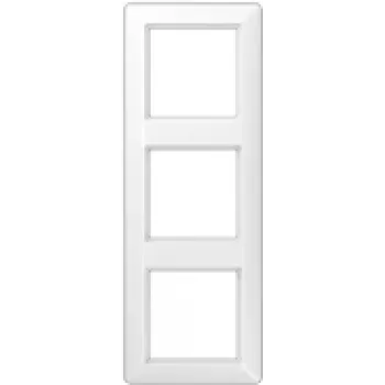 JUNG AS 583 BF WW sienas slēdža pārsega panelis balts — termoplasts, 80.5×222.5 mm