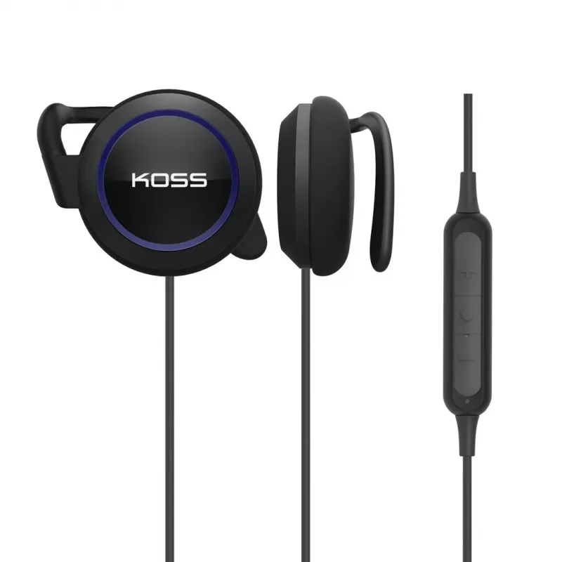 Koss BT221I bezvadu ausīs ievietojamas austiņas ar mikrofonu, melnas
