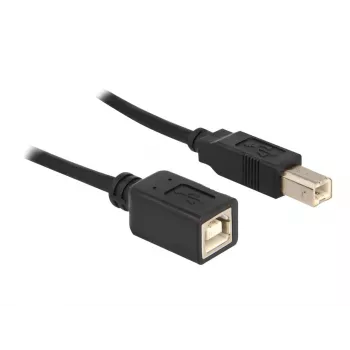 USB kabelis DeLOCK USB2.0-B 2m USB B Melns