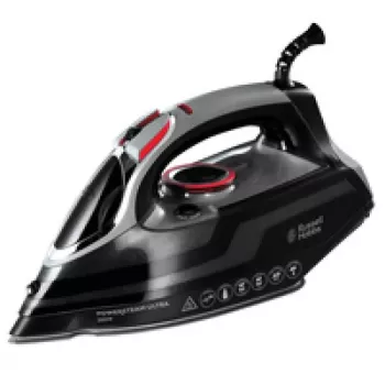 Russell Hobbs 20630-56 gludeklis Sausā un tvaika gludināšana Keramikas zole 3100 W Melns, Pelēks