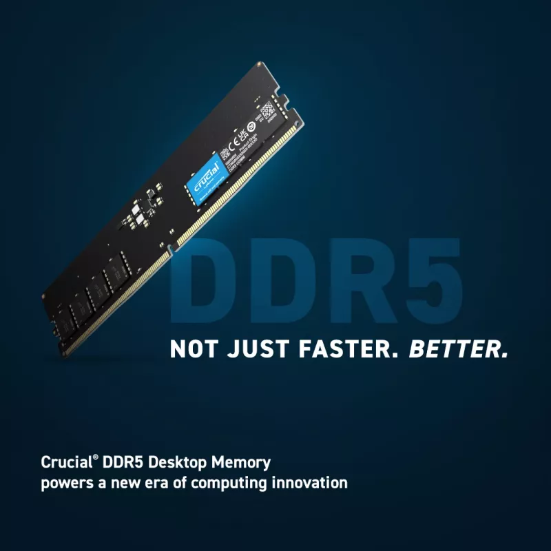 MEMORY DIMM 64GB DDR5-5600/KIT2 CT2K32G56C46U5 CRUCIAL