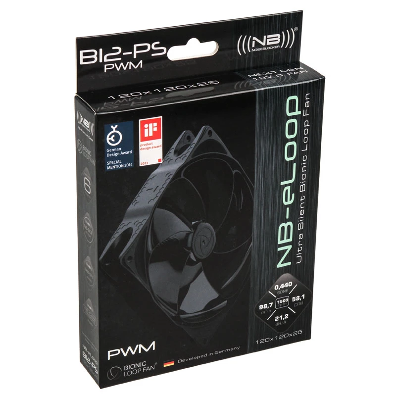 Ventilators Noiseblocker B12-PS-BL