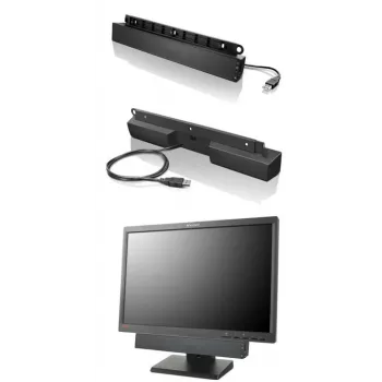 Lenovo USB Soundbar Melns 2.0 kanāli 2.5 W