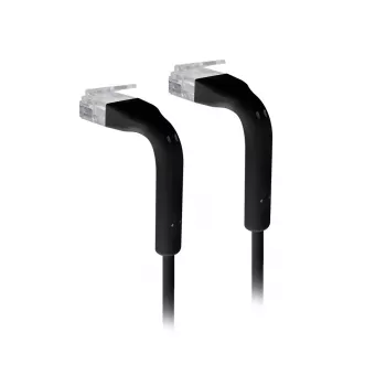 Ubiquiti U-Cable-Patch 2m RJ45 Melns, UniFi Patch Kabelis, Cat6