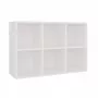 MALAX MINI 2X3 balts Grāmatu skapis