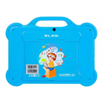 Planšetdators BLOW KidsTAB10 10.1 collu pilnizmēra planšete, 10.1 collu IPS 1200x1920, Android 12, 4GB RAM, 64GB eMCP, 4G (MicroSIM), 6000 mAh, Astral Blue