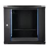 EXTRALINK LITE 9U 530x400 sienas skapis ar plauktu, melns