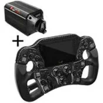 Asetek SimSports Invicta Formula Stūre - melna + Forte Pamatne (18 Nm)