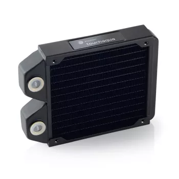 Radiators 120mm BitsPower Tarasque BPTA-NLSS120-F2PB — plāns viena ventilatora radiators