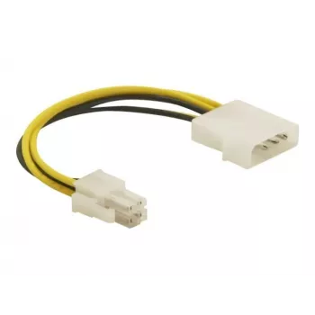 DeLOCK kabelis P4 vīriešu Molex 4 kontaktu vīriešu Daudzkrāsains 0.13 m