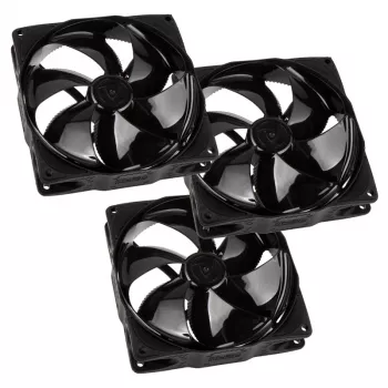 NOISEBLOCKER NB-eLoop B12-PS Black Edition 120mm PWM 3-Pack
