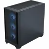 Korpuss Silentware Flow 110 A-RGB Melns — mid-tower, rūdīta stikla sānu panelis
