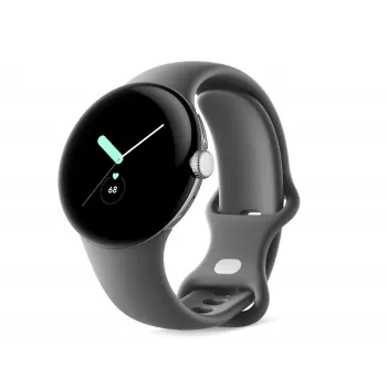 Google Pixel Watch - Polished Silver - Viedpulkstenis ar Siksniņu