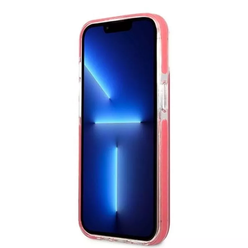 Karl Lagerfeld KLHCP13XTPECPI Cietais maciņš iPhone 13 Pro Max 6.7 Fuksija/FUSCHIA Choupette Head