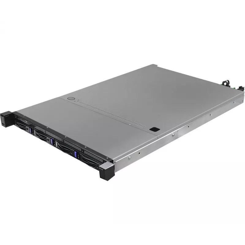 ASRock 1U4L-GENOA/2T servera barebone AMD SoC LGA 6096 Rack (1U) Pelēks