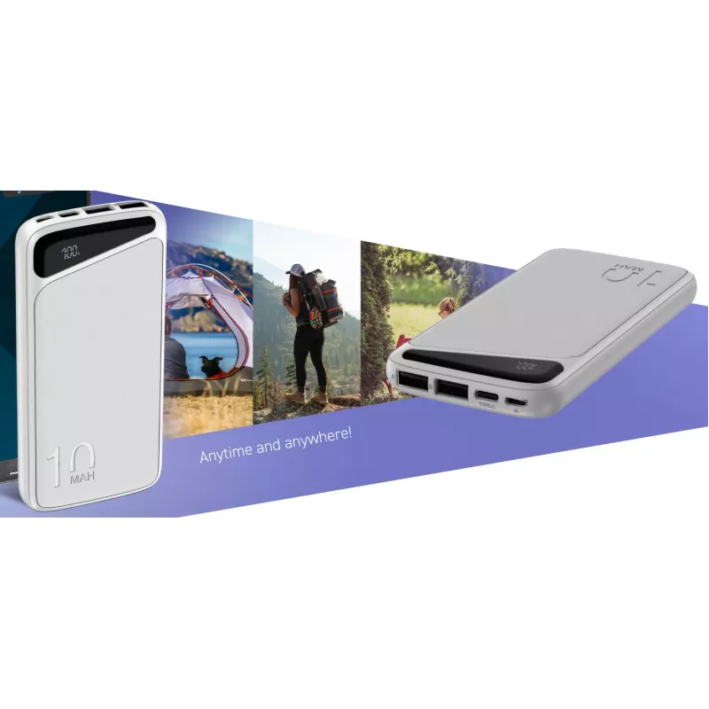 Pārnēsājams akumulators Navitel PWR10 MX BALTS 10000 mAh