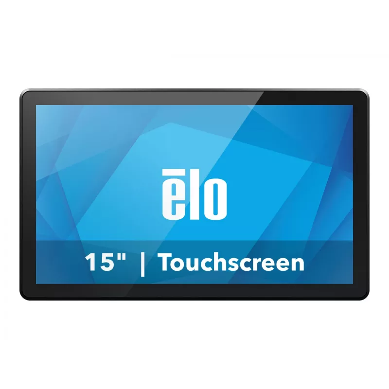 Elo Touch Solutions Open-Frame (90L/63L/64L sērija) 39,6 cm (15,6 inch) skārienmonitors, projicējamā kapacitīvā, 10 pieskārieni, Full HD, USB, USB-C, komplekts (USB), melns