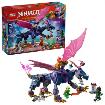 LEGO konstruktors NINJAGO 71842 Rontu – Meistardraķis, 381 gab., 4 minifigūras, 130 mm
