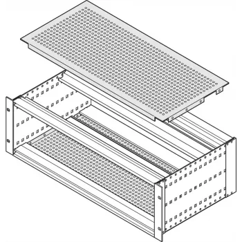 Schroff 21500048 pārsega plāksne sānu sienas montāžai, 84 HP, 175 mm dziļa