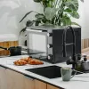 Elektriskā cepeškrāsns Adler AD 6028 — 60 L, 2000 W, brīvi stāvoša, rotējošas vadības, rotisserie, max 230°C, melna
