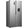 Gorenje HZF55082 NRS917E41XWD G400 Brīvstāvošs Amerikāņu stila ledusskapis, Pelēks, 2 durvis, Skārienvadība, LED