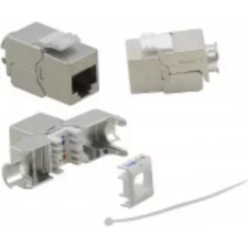 Keystone modulis helos Cat 6a 180° Premium GHMT sertificēts 4PPoE