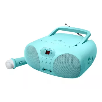 Muse MD-203 KB portatīvā stereo sistēma ar FM radio, zila
