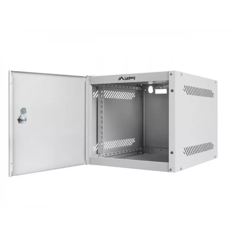 Sienas stiprinājuma skapis LANBERG WF10-2304-00S 4U, 280×310×247 mm, dziļums 240 mm, 20 kg, IP20, melns