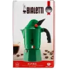 Moka katliņš BIALETTI Moka BREAK ALPINA — 3 tases, zaļš, alumīnijs, bakelīta rokturis