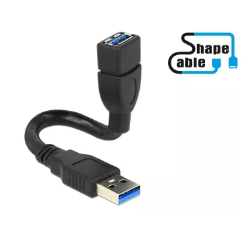 USB kabelis DeLOCK 0,15m 2xUSB 3.0-A