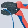 Knipex PreciForce 975236 SB gofrēšanas knaibles ar izolētiem rokturiem (melni, zili, sarkani)