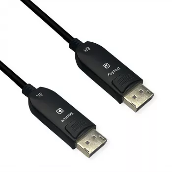 ROLINE DisplayPort v2.1 kabelis AOC DP80 UHBR13.5 54G ST/ST 50m
