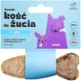 AZANKI Bone ar lasi laša ādā ar timiānu un baziliku zivs formā - gardums suņiem - 12 cm