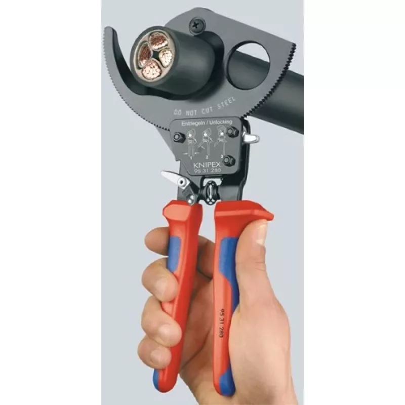 Knipex 95 31 280 kabeļu griešanas instruments, 280 mm