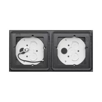 GIRA 5502910 virsmas montāžas kārba domofonu sistēmām, antracīta krāsa, 213×25.4×106.5 mm