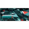 Sharkoon SKILLER SGK50 S3 Design Bundle D1 pelēkzaļš-sarkans — vadu spēļu tastatūra, kompakts izkārtojums