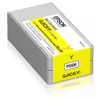 Epson GJIC5(Y) dzeltena tintes kasetne ColorWorks C831 (MOQ=10)