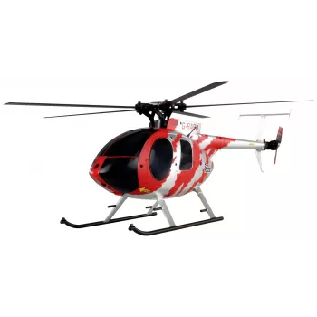 Helikopters Amewi MD500E ar elektromotoru, LiPo 1200 mAh, ieteicamais vecums 14+