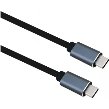 USB kabelis Helos 304319 USB 3.2 Gen 2 2m USB-C melns pelēks