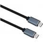 USB kabelis Helos 304319 USB 3.2 Gen 2 2m USB-C melns pelēks