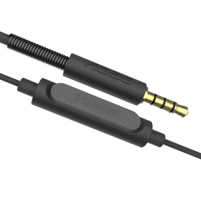Koss KPH30iK vadu austiņas, on-ear, ar mikrofonu, melnas