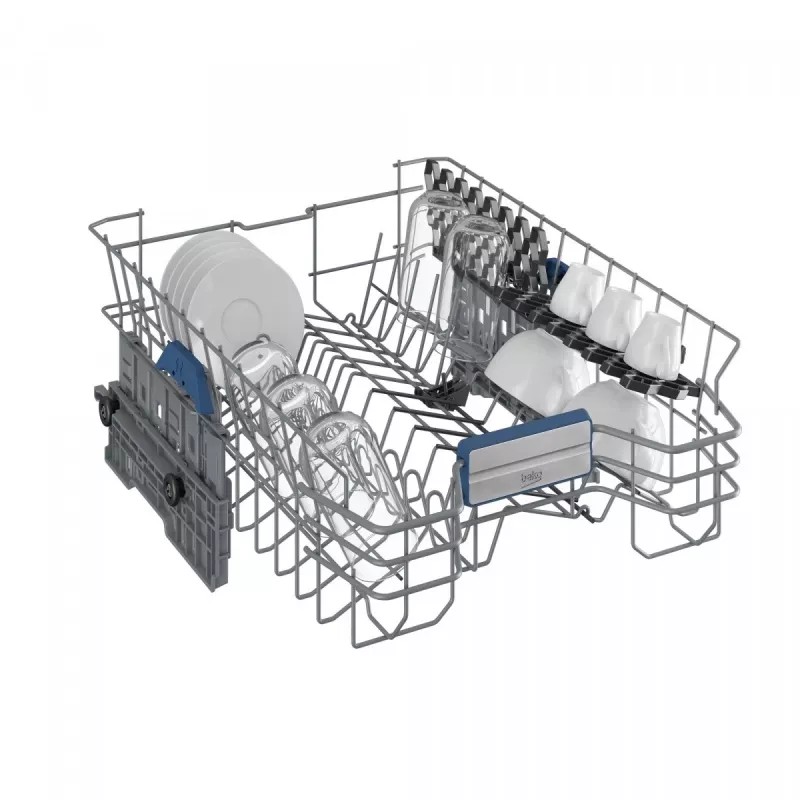 Iebūvējamā trauku mazgājamā mašīna BEKO BDFS26123AQ, 45 cm, 10 komplekti, 49 dB, antracīts