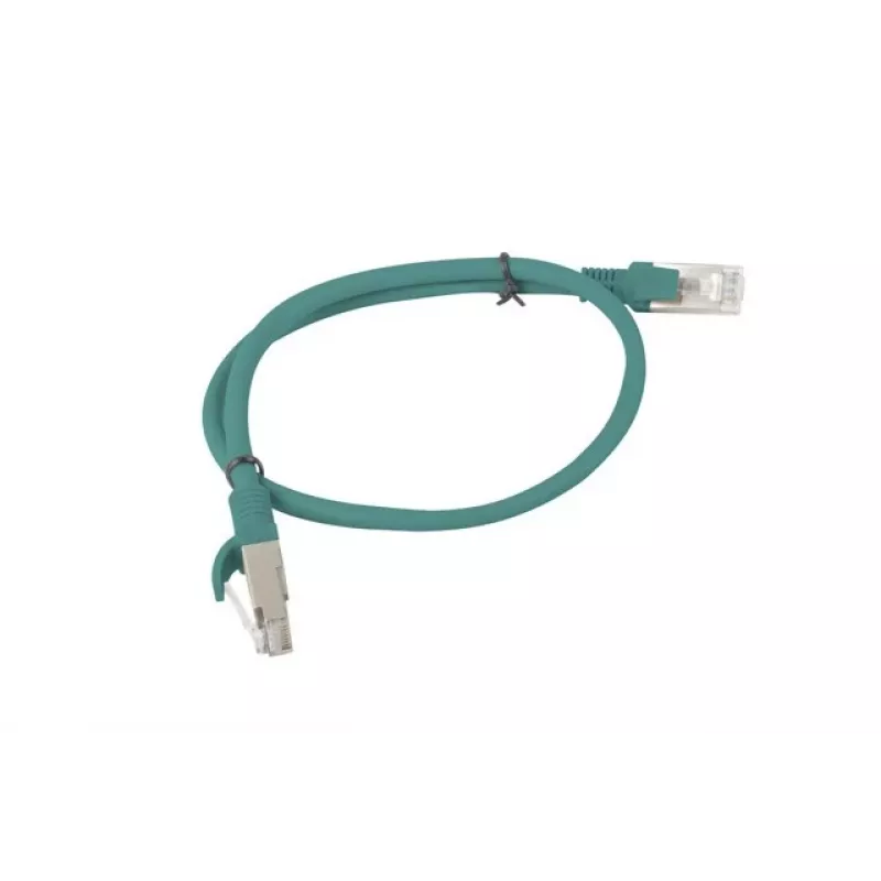 Patch vads LANBERG PCU6-20CC-0050-G RJ45 Cat.6 0,5 m U/UTP CCA 24 AWG Zaļš