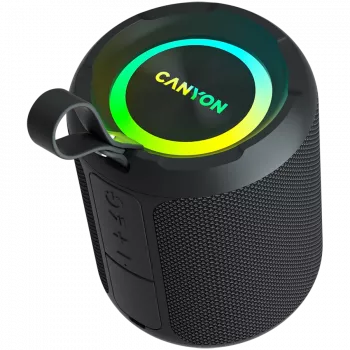 Portatīvais skaļrunis CANYON OnMove 11 IPX6 TWS 20W EQ RGB Melns
