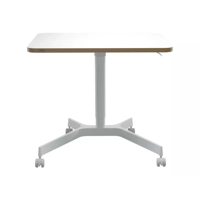 Datorgalda virsma Leitz Square Aluminium White 600x800x750mm