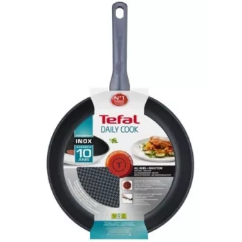 Universālā panna Tefal Daily Cook G7300655 nerūsējošais tērauds 28 cm, viens bakelīta rokturis, titāna iekšējais pārklājums