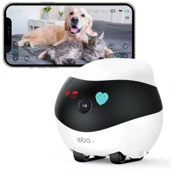 Enabot EBO SE robotizēta IP kamera, kompakta, 16GB ārējā atmiņa, atbalsta līdz 256GB